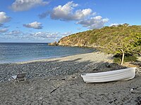 Beach at Kiddel Bay Kiddel-Bay-Beach Saint-John-VI 2022-04-21 A.jpg