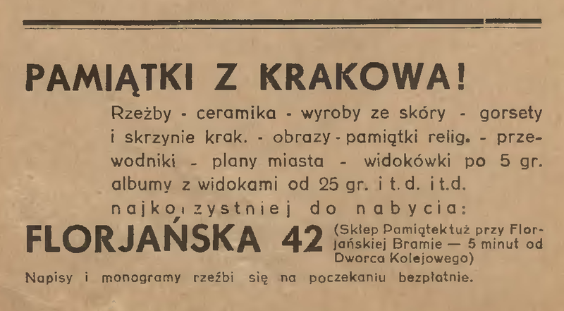 File:Kraków przewodnik dla zwiedzających - reklama str18.png