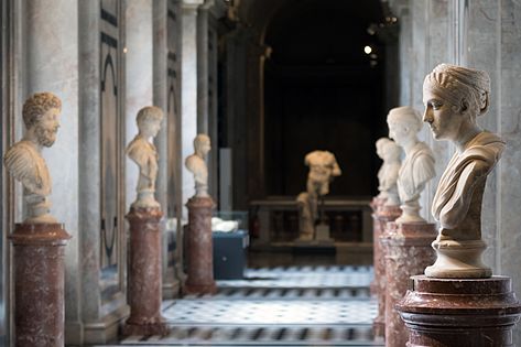 Titelbild Römische Büsten in der Antikensammlung des Kunsthistorischen Museums in Wien Foto: Tsui