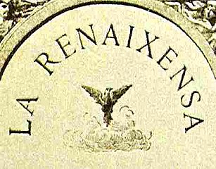 The head of La Renaixensa shows the Phoenix bird[15]