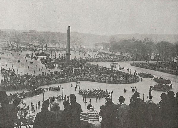 January 7, 1931: Two million French mourners watch funeral procession for Marshal Joseph Joffre in Paris