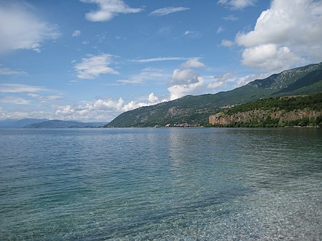 Ohridsko jezero u Makedoniji.