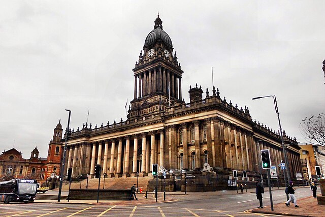 Leeds Town Hall in 2018