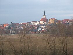 pogled na Lenart v Slovenskih goricah