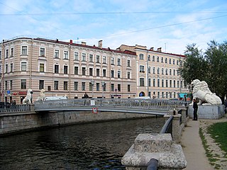 Bridge of Four Lions Pedestrian bridge in St Petersburg, Russia