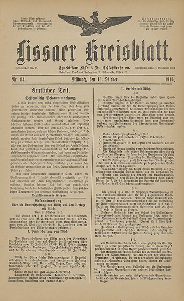 File:Lissaer Kreisblatt. 1916, Nr. 84 (18 October) (77286885).jpg