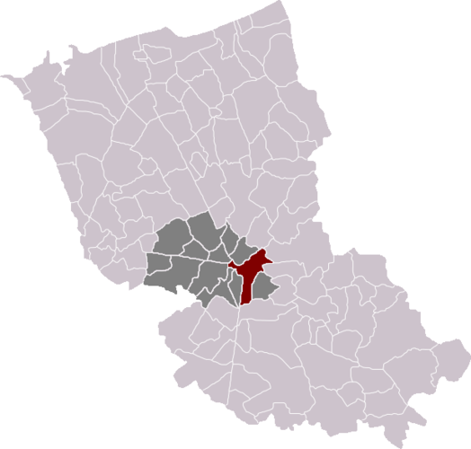 Kaart van Kassel