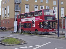 London Buses route 292 London Buses route 292 Elstree station.jpg