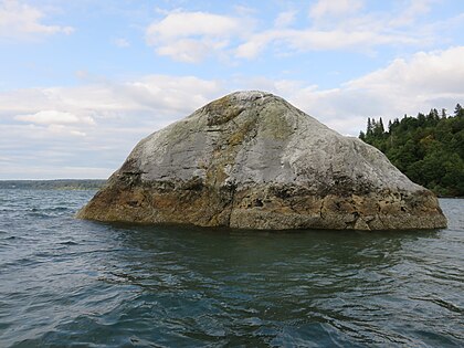 The Lone Rock, the namesake glacial erratic boulder, Hood Canal, Washington Lone-Rock-Hood-Canal-Washington-18-Aug-2017.jpg