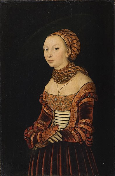 File:Lucas Cranach d.Ä. - Bildnis einer jungen Frau (1525, Sinebrychoffin Taidemuseo, Helsinki).jpg