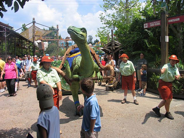Lucky the Dinosaur at Disney's Animal Kingdom in 2005