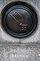 Wappen von Bremen am Lutherdenkmal in Worms