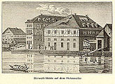 Mühle der Bleiweißfabriken von Georg Friedrich Rund auf dem Hefenweiler