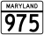 Maryland Route 975 markør