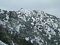 O Pico Madari (1612 m) no inverno