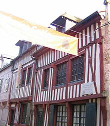 Satie's birthplace and childhood home, now a museum in Honfleur, Normandy MaisonSatie.jpg
