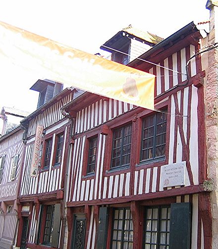 Satie's birthplace and childhood home, now a museum in Honfleur, Normandy