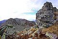 The view of Jezerski / Maja e Liqeneve ridge in Sharr. Photo taken from Jezerski summit 2586 m alt