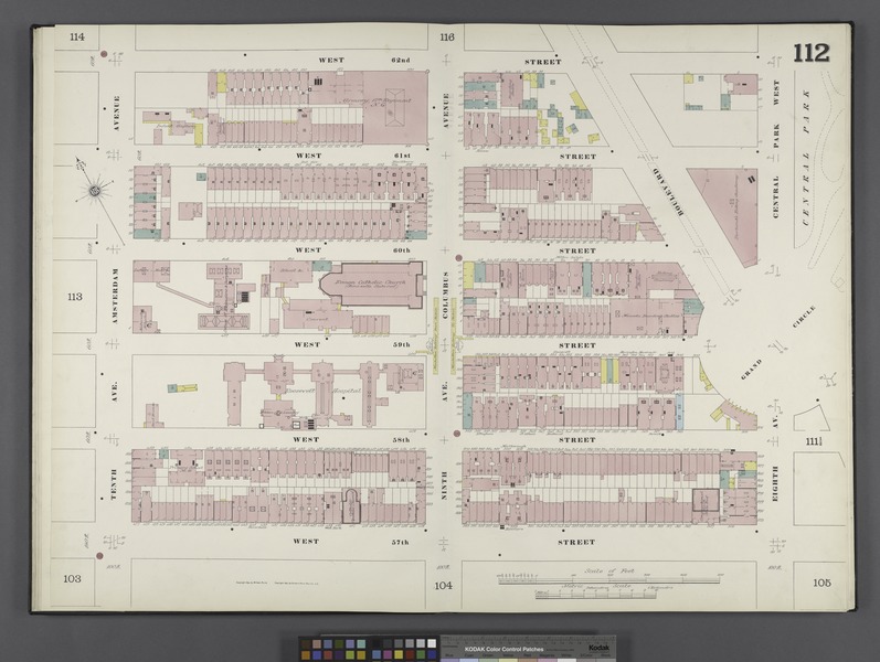 File:Manhattan, V. 6, Double Page Plate No. 112 (Map bounded by W. 62nd St., Central Park West, 8th Ave., W. 57th St., 10th Ave.) NYPL1992783.tiff