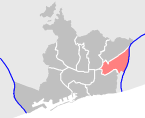 Kart over Sant Andreu