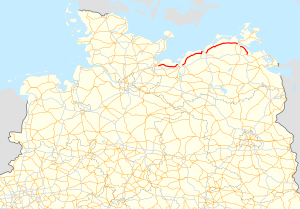 Course of the B 105