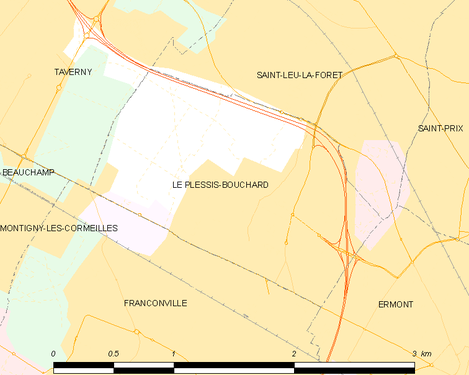 Carte de la commune.