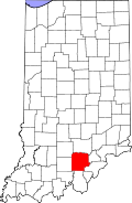 Map of Indiana highlighting Washington County.svg