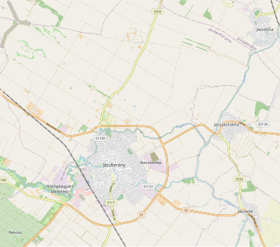 Pozíciós térkép Jászberény környéke