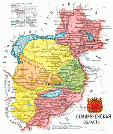 Map of Semirechensk Oblast, 1913.gif
