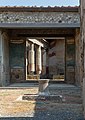 * Nomination Marcus Lucretius's house, Pompeii. --Lion-hearted85 23:58, 25 March 2021 (UTC) * Promotion Roof tiles are out of focus, CA top right, too much foreground. --F. Riedelio 09:44, 31 March 2021 (UTC)  New version @F. Riedelio: Thank you for your review and your suggestions. I found another shot in which the upper half of the photo was sharper; I focus stacked the two. I have also cropped the photo (cutting out the bottom, which was quite ugly indeed) keeping the composition balanced (the square window is centred in the frame; I kept a little of the bottom shadow). I removed the CA on the top left and other colour fringing all around. I have also tweaked the shadows colour temperature. --Lion-hearted85 02:45, 1 April 2021 (UTC)  Support Good Quality. --F. Riedelio 06:53, 1 April 2021 (UTC)