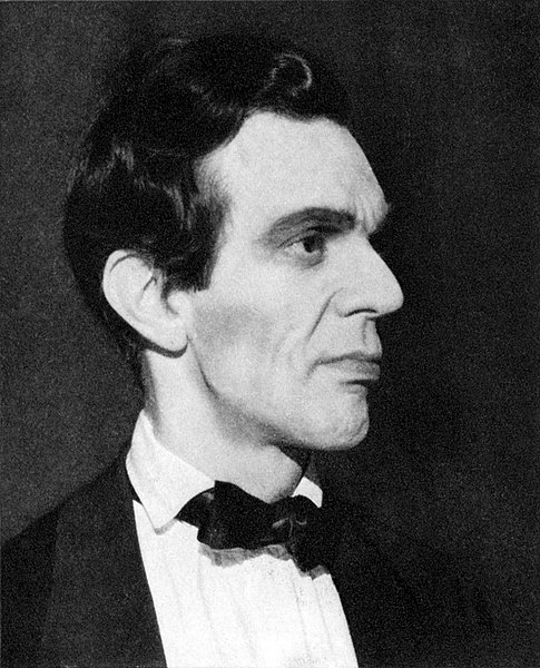 Raymond Massey as Abraham Lincoln in Abe Lincoln in Illinois (1938)