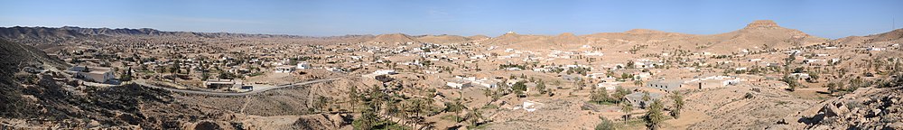 Panorama de Matmata, enero de 2011.