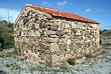 Vista trasera del mausoleo reconstruido tras la restauración realizada en 2004. Foto año 2008.