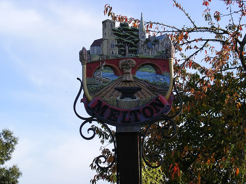 File:Melton Village Sign - geograph.org.uk - 1020253.jpg