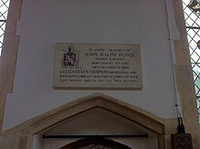 Memorial to John Ralph Blois, 8th Baronet, in Holy Trinity Church, Blythburgh Memorial to John Ralph Blois, Holy Trinity Blythburgh.JPG