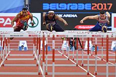 Men 60 m hurdles Belgrade 2017.jpg