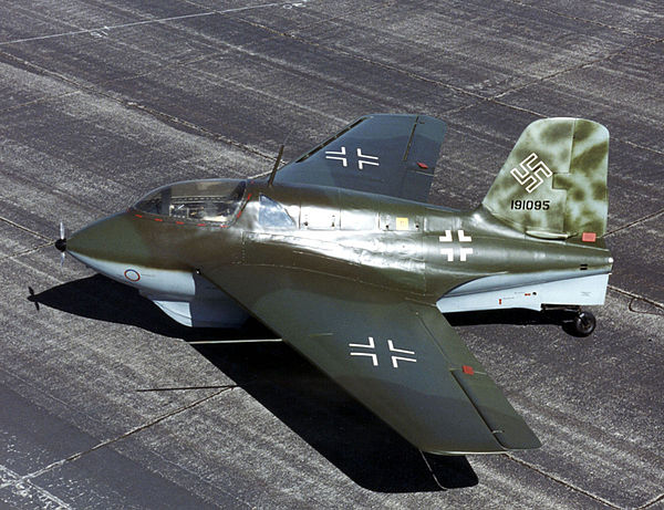 The NMUSAF's Me 163B Komet rocket plane