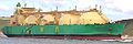 Le LNG Rivers arrive à Brest pour son premier carénage (2005)