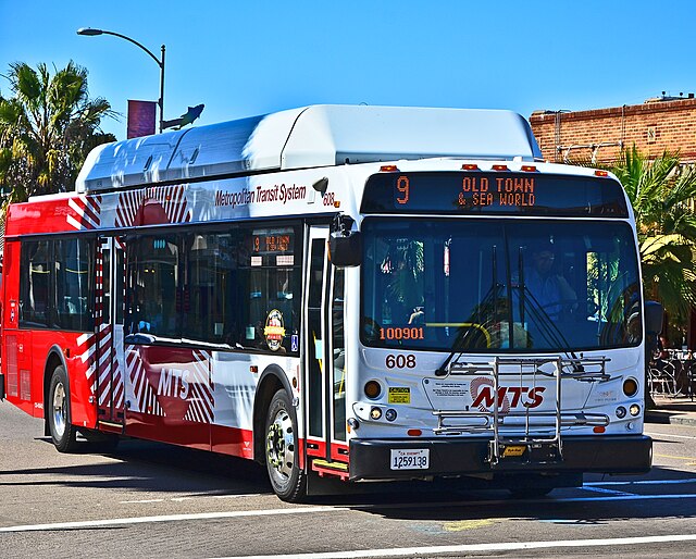 Image: Metropolitan Transit System MTS   San Diego, California