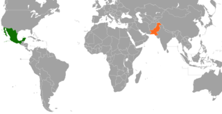 <span class="mw-page-title-main">Mexico–Pakistan relations</span> Bilateral relations