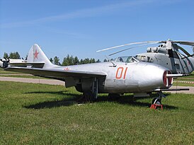 MiG-9 en el Museo de la Fuerza Aérea Central de la Federación Rusa, Monino, 2011.