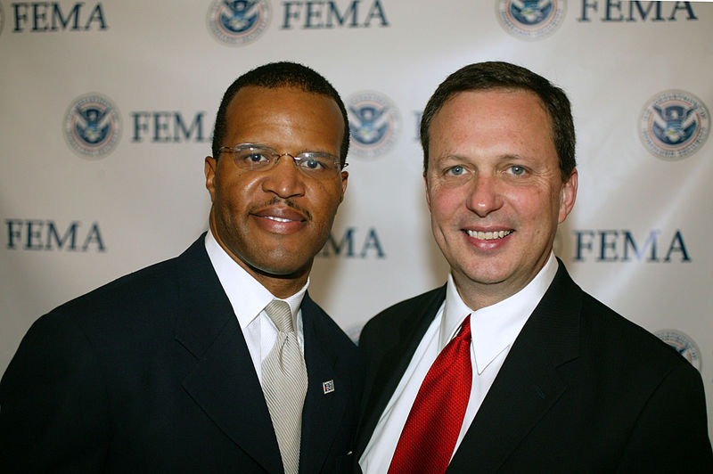 File:Michael Brown poses with Operation Hope founder John Bryant.jpg