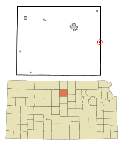 Vị trí trong Quận Mitchell, Kansas