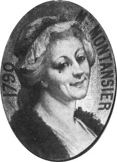 Mademoiselle Montansier French actress and theatre director