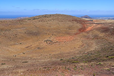 Volcanic crater, Montaña de Guanapay, Teguise Lanzarote