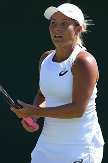 Moore en 2018 à Wimbledon