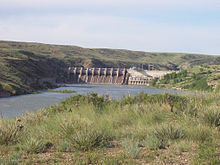 Morony Dam from the Sulphur Springs Trail