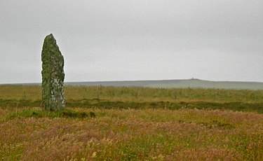 The Mor Stein, standing stone Morstein.jpg