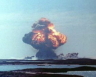 <span class="mw-page-title-main">Operation Mosaic</span> 1956 British nuclear tests