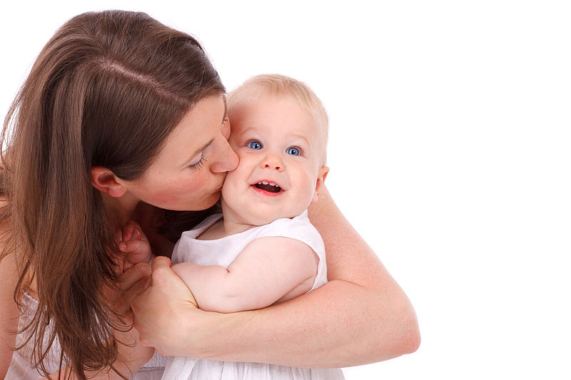 File:Mother Kissing Baby.jpg